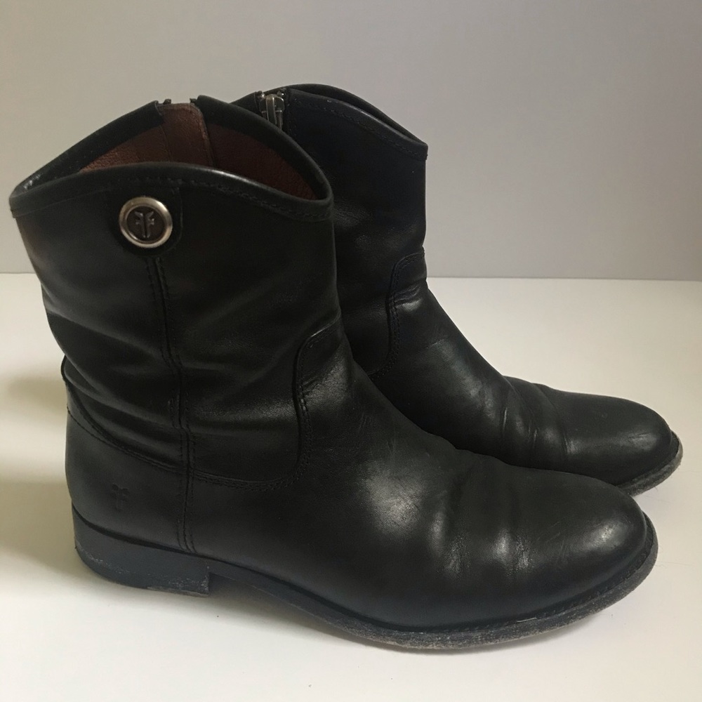 Frye Melissa Zip Ankle Boots